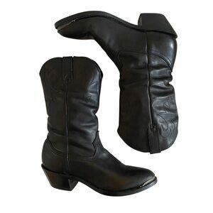 Durango Black Heeled Boots